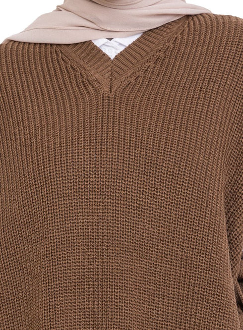 Wood Cut Belt Pullover - Khotwh
